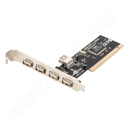 Карта RoTech, RT-17453, PCI към USB 2.0, x5 Expansion
