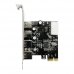 Карта RoTech, PCI-E към USB 3.0 x4 Molex Expansion