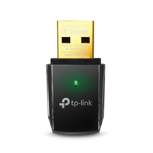 Мрежова карта TP-Link, T2U, MINI, USB 2.0, AC600DB, 633Mbps