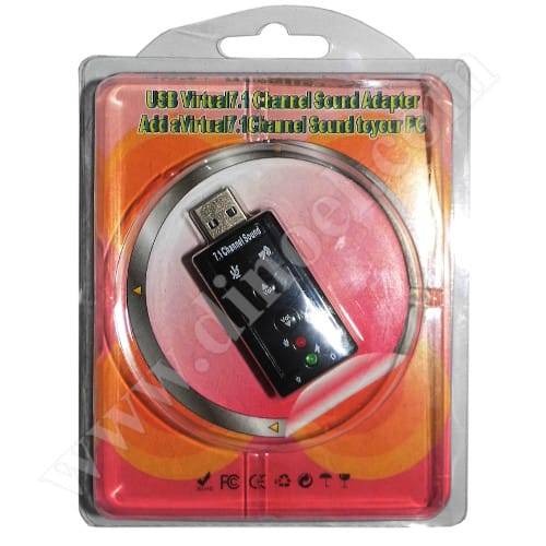 Звукова карта Coltech, PD360, Virtual 3D, 2 канала, USB 2.0