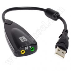 Звукова карта Coltech, Virtual 3D, 2 канала, USB 2.0