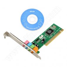 Звукова карта C-Media, CMI87, PCI, LX-4, 4 канала 