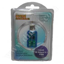 Звукова карта Coltech, PD260, Virtual 3D, 2 канала, USB 2.0