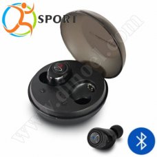 Безжични слушалки с микрофон Esperanza, TWS, Cetus, EH229K, BT, V5.0, Black
