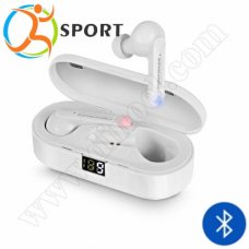 Безжични слушалки с микрофон Esperanza, TWS, Phoebe, EH230W, BT, V5.0, White