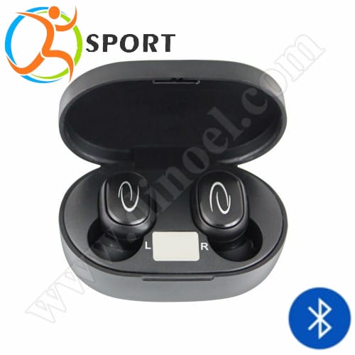 Безжични слушалки с микрофон Esperanza, TWS, Tucana, EH226K, BT, V5.0, Black
