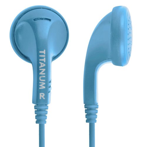 Слушалки без микрофон Titanium, ТH108B, 3.5mm, jack x1, Blue