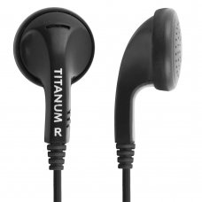 Слушалки без микрофон Titanium, ТH108K, 3.5mm, jack x1, Black