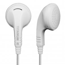 Слушалки без микрофон Titanium, ТH108W, 3.5mm, jack x1, White