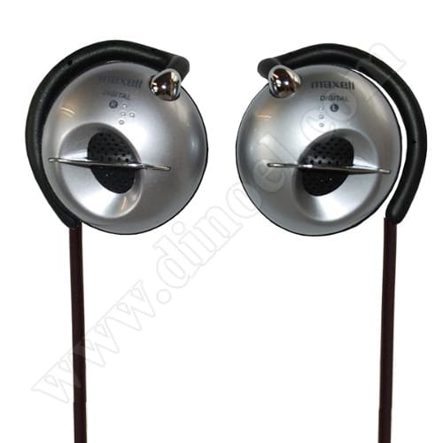 Слушалки без микрофон Maxell, Clipso, Ear clip, Silver, 3.5mm