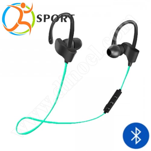 Безжични слушалки с микрофон Esperanza, Sport, EH188G, BT, V4.2, Green