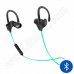 Безжични слушалки с микрофон Esperanza, Sport, EH188G, BT, V4.2, Green