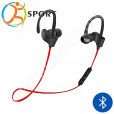 Безжични слушалки с микрофон Esperanza, Sport, EH188B, BT, V4.2, Red