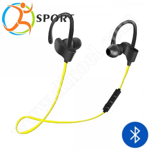 Безжични слушалки с микрофон Esperanza, Sport, EH188Y, BT, V4.2, Yellow