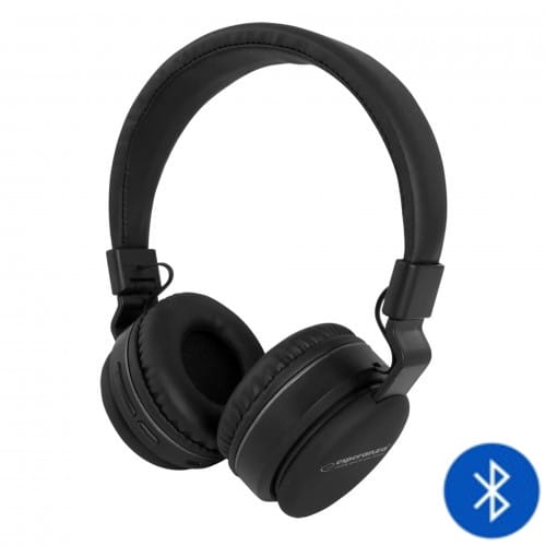 Безжични слушалки с микрофон Esperanza, Bard, EH218, BT V5.0, Black