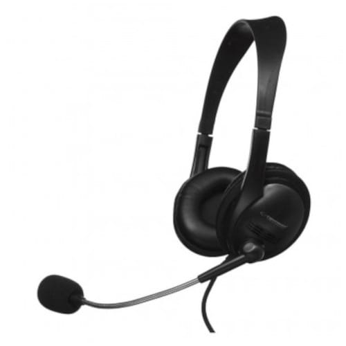 Слушалки с микрофон Esperanza, Presto, EH115, 3.5mm, jack x2, Black