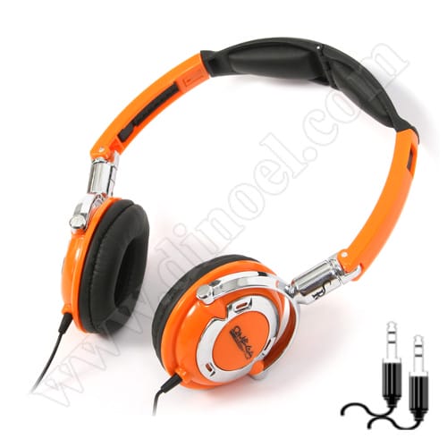 Слушалки с микрофон FreeStyle, FH0022, 3.5mm, jack x2, Orange