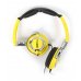Слушалки с микрофон FreeStyle, FH0022, 3.5mm, jack x2, Yellow, x5 бр.