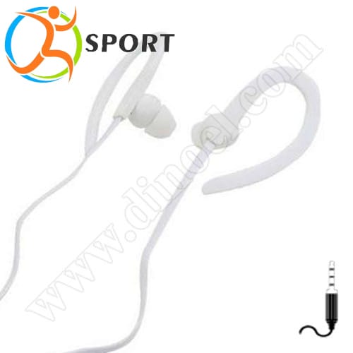 Слушалки с микрофон FreeStyle, Sport, FH-1014, 3.5mm, jack x1, White, за смартфон