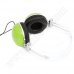 Слушалки с микрофон FreeStyle, FH0900, 3.5mm, jack x2, Green