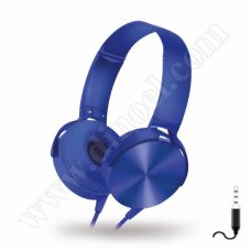 Слушалки с микрофон FreeStyle, Extra Bass, FH07BL, 3.5mm, jack x1, Blue Слушалки с микрофон FreeStyle, Extra Bass, FH07BL, 3.5mm, jack x1, Blue