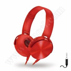 Слушалки с микрофон FreeStyle, Extra Bass, FH07R, 3.5mm, jack x1, Red Rose Слушалки с микрофон FreeStyle, Extra Bass, FH07R, 3.5mm, jack x1, Red Rose