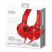 Слушалки с микрофон FreeStyle, Extra Bass, FH07R, 3.5mm, jack x1, Red Rose