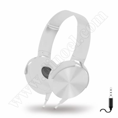Слушалки с микрофон FreeStyle, Extra Bass, FH07W, 3.5mm, jack x1, White