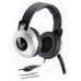 Слушалки с микрофон Genius, Delux, Coll Up, HS-05A, 3.5mm, jack x2, Black-Silver