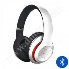 Безжични слушалки с микрофон FreeStyle, FH0916W, FM, Mp3, microSD, BT, White