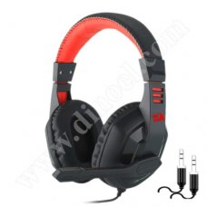 Слушалки с микрофон Redragon Ares GAME, 3,5mm.(2x), Black-Red