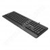 Клавиатура Delux, DLK-7009U, Office Standard, USB, Black, жична