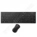 Клавиатура и мишка Delux, KA180G + M391GX, Black, безжични