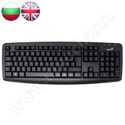 Клавиатура Genius, KB-110X, USB, Black, жична