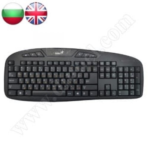 Клавиатура Genius, KB-M205, USB, Black, жична
