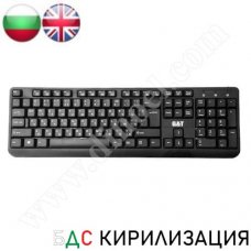 Клавиатура G&T, GT-KB378, USB, Black, жична