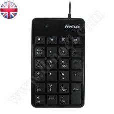 Клавиатура FanTech, FTK-801, Numpad, USB, Black, жична