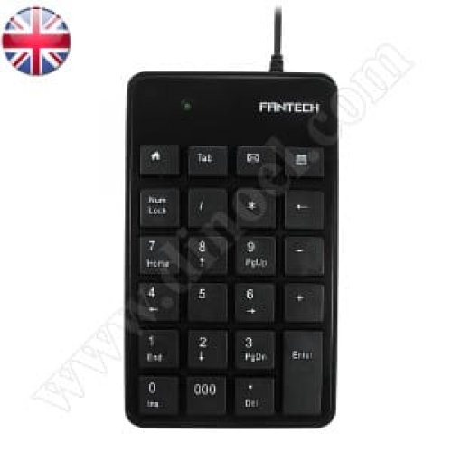 Клавиатура FanTech, FTK-801, Numpad, USB, Black, жична