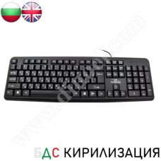 Клавиатура Titanium, TK101BG, Office Standard, USB, Black, жична