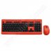 Клавиатура и мишка JeWAY, Set, JK-8205, Red-Black, безжични