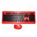 Клавиатура и мишка JeWAY, Set, JK-8205, Red-Black, безжични