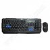 Клавиатура и мишка JeWAY, Set, JK-WK1, Black-Blue, безжични