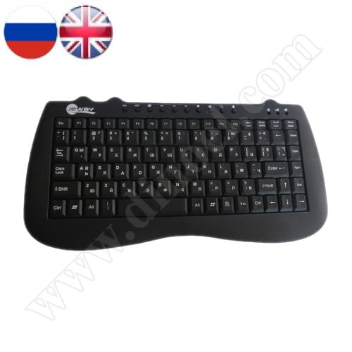 Клавиатура JeWAY, JK-K5RU, USB, Black, жична