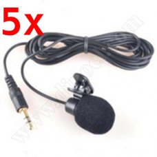Микрофон Esperanza, Voice, EH178, 3.5mm, Black, x5 бр.