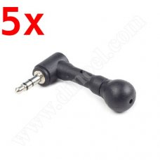 Микрофон Gembird, Mini, MIC-203, 3.5mm, Black, x5 бр.