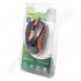 Мишка Delux, DLM-137GX, Black-Orange, 1000dpi, безжична
