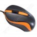 Мишка Delux, DLM-137GX, Black-Orange, 1000dpi, безжична