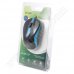 Мишка Delux, DLM-137GX, Black-Blue, 1000dpi, безжична
