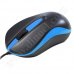 Мишка Delux, DLM-137GX, Black-Blue, 1000dpi, безжична