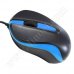 Мишка Delux, DLM-137GX, Black-Blue, 1000dpi, безжична